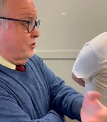 Impromptu pow wow with the Family. Is Annette the Sister of CEO Dad? One  thing for sure Annette isn't happy about being transferred from her old  building. She had a connection with