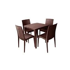 Buy pine dining table's 4 table & chair sets and get the best deals at the lowest prices on ebay! Plastic Cello Amaze Four Seater Dining Table Set For Home And Resurgent Rs 5500 Set Id 20751329012