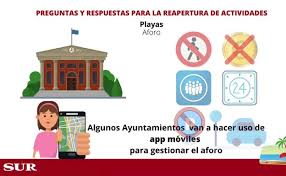 Libertad de movimiento durante toda la semana y aumento de aforos para reuniones en casas particulares; Claves A Seguir Para El Buen Uso De Las Playas En La Fase 3 Diario Sur