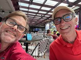 In Ocean Springs with Chuck Stuart and Greta!!