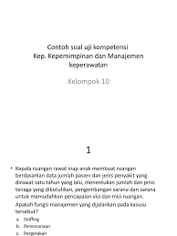 Pilih salah satu jawaban yang tepat dengan cara klik pada lingkaran di sebelah kiri. Contoh Soal Uji Kompetensi