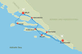 Split (/ˈsplɪt/, as in the english word split; Sail Croatia Navigator Split Return Route Map Sailing Croatia Croatia Small Ship Cruises