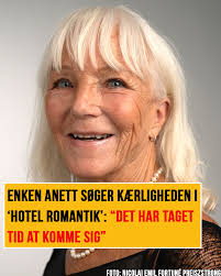 I 'Hotel Romantik' er 20 ældre mennesker på jagt efter kærligheden på et  hotel i Schweiz, og her er enken Anett en af dem. Hun fortæller, at det har  været svært at