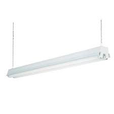 Lithonia Lighting 2 Light White T8 Fluorescent Residential Shop Light 1233 Re The Home Depot Fluorescent Light Fixture Lithonia Lighting Shop Lighting