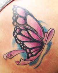 Untitled Tattoos Butterfly Tattoo Designs Cancer Tattoos Ribbon Tattoos