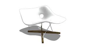Cadeira La Chaise Charles Ray Eames 3d Warehouse