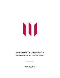 Undergraduate Commencement Program 2023 by Whitworth University - Issuu
