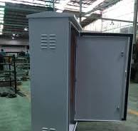 Industrial electrical cabinet with 2 layers of doors | Quan Pham