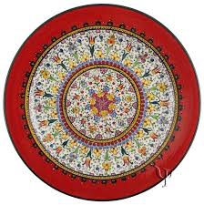 Iznik Design Ceramic Plate Millenium Enjoyistanbul Com 2020 Tas Seramik Klasik Seramik