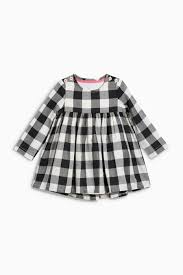 Black And White Gingham Dress Toddler Black White Gingham Baby Dress Next Usa Dresses Kids Girl Babe Clothes Gingham Dress