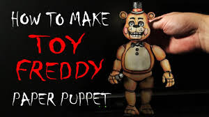 Funtime freddy stage animation by endyarts on deviantart. How To Make Toy Freddy Paper Puppet Fnaf Five Nights At Freddy S 2017 Hd Youtube