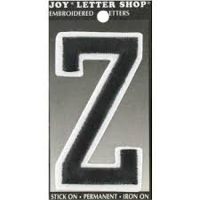 Spotlight offers an exquisite range of iron on letters and numbers, which ranges in design and colour. Black Z 3 Embroidered Iron On Letter Hobby Lobby 301077