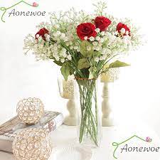 Shop the latest bulk artificial flowers deals on aliexpress. 12pcs White Aonewoe 12 Pcs Baby Breath Artificial Flowers Bulk Real Touch Gypsophila Bouquets For Centerpiece Arrangements Wedding Home Decoration Home Decor Home Urbytus Com