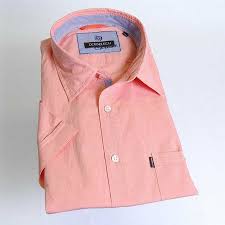 Une touche d'élégance, messieurs ? Dornbusch Chemise Pour Homme Slim Fit Micro Carreau A Manches Courtes 14 99