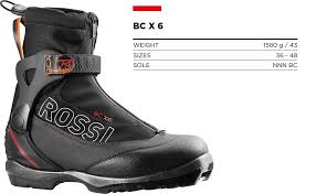 rossignol bc x 6 xc ski boots mens