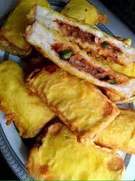 Roti tawar sardin sedikit garam limau bawang besar cili api timun tomato mayonis marjerin. Resipi Roti Sardin Goreng Rangup Resepi Sheila Rusly Facebook