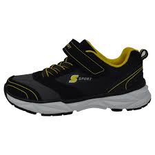 Black And Yellow Running Shoes Boy S S Sport By Skechers Lapse Athletic Shoes Black 5 Black Yellow White Athletic Shoes Black Shoes Skechers Performance