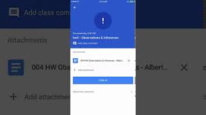 Using The Google Classroom App On An Iphone Youtube