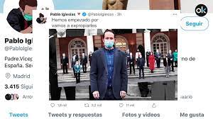 Pablo iglesias e irene montero se convertían en padres de dos mellizos, leo y manuel, el pasado 3 de julio. Vienen A Por Nosotros Iglesias Amenaza Con Expropiar Okdiario Por Destacar Su Foto Con El Fachaleco Video Dailymotion