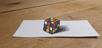 3d Wurfel Illusion Zeichnen Speedcubing Ch