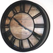 Klok has been featured as app of the day by apple, on techcrunch & producthunt too. Bol Com Landelijke Vintage Klok Zwart Bruin O40cm Metalen Klassieke Klok Metaal Glas