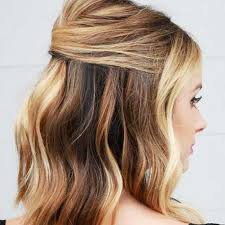 I first used a heat shield called rival heat shield from a company called l'ange hair, and to achieve the subtle. 5 Minute Hairstyles For Medium Length Hair