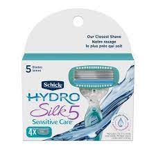 Schick hydro silk 5 women's razor blade refills, 4 ct. Schick Hydro Silk 5 Sensitive Women S Razor Blade Refills 4ct Target