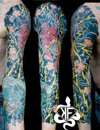 Mar 30, 2020 · japanese tattoos use a variety of color schemes. Raijin Fujin Tattoos Authentink