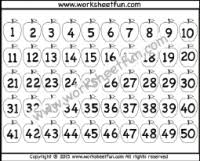 Number Chart 1 50 Free Printable Worksheets Worksheetfun