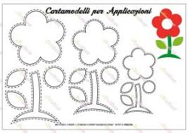 Sagoma foglia foglie arte con l inchiostro e sagome. Cartamodello Sagoma Di Margherita Per Lavoretti Creativi