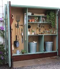 Steal This Look My Mini Garden Shed In A Garage Abri De Jardin Diy Abri De Stockage Et Les Plans De Remise