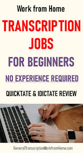 Transcription Jobs For Beginners With Quicktate And Idictate No Experience Needed Work From Home Jobs Online Jobs Side Hustles Transcription Jobs For Beginners Work From Home Typing Typing Jobs