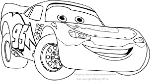 Disegno Di Saetta Mcqueen Car Da Colorare Disegni Da Colorare Pagine Da Colorare Disney Saetta Mcqueen