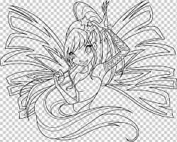 Join in on the fun as i, kimmi the clown, color in my winx club coloring & activity book! Stella Bloom Flora Musa Winx Club Believix In You Simple Wings Coloring Pages Png Klipartz