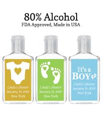 Discover unique baby shower stickers from zazzle. Hand Sanitizer Baby Shower Favors Personalized Lowest Price Made In Usa
