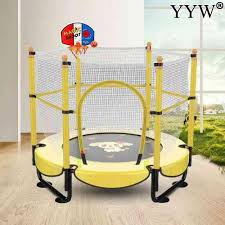 Seit unserem letzten urlaub im kinderhotel ulrichshof ist uns klar: Mini Trampolin 60 Zoll Runde Kinder Gehause Netto Pad Basketball Stand Indoor Ubung Zu Hause Spielzeug Springen Bett Ubung Trampolin 0 Off