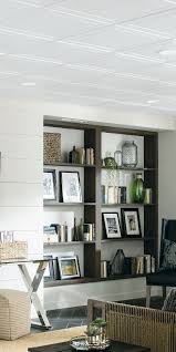 Nothing Beats The Look Of A Clean White Ceiling Raised Panel 24 X 24 Panels Give You The Classic Install Drop Ceiling House Design Suspended Ceiling Tiles