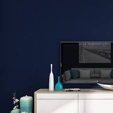 2560 x 1440 jpeg 64kb. Dark Blue Mediterranean Wallpaper Plain Color Bedroom Living Room Tv Background Wallpaper Solid Color White Ancient Hotel