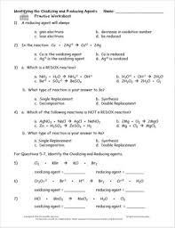 Useful for igcse chapter redox reactionsfull description. Worksheet 7 Oxidation Reduction Reactions Answers Worksheet List