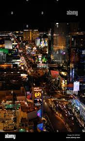 Night Scene The Strip Mgm Grand Luxury Hotel New York Mandalay Bay Excaliburbellagion Las Vegas Nevada Stock Photo Alamy