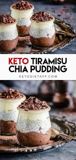 Keto Tiramisu Chia Pudding In 2020 Low Carb Recipes Dessert Keto Chia Pudding Sugar Free Pudding