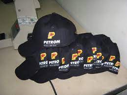 Screen Printed Cap Logo Petrom Screen Printing Cap Prints