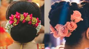 So, if you're a bride, you'll have to take care of them equally with your bridesmaids. Beautiful Flower Bun Hairstyle Engagement Hairstyle Wedding Hairstyles Side Flower Bun Youtube