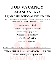 Pandan jaya is the village of kl. Choong Yee Pawn Shop Sdn Bhd Startseite Facebook
