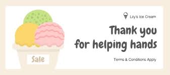 Not just the gift of jeni's. Online Ice Cream Gift Certificate Template Fotor Design Maker
