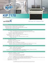 Due to exposed components, the kip 7170 is susceptible to expensive drum damage whenever océ color image logic software overcomes the limitations of conventional cis scanners to provide the. Kip 7170 Kip Manualzz