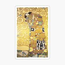 Sixteen of the artist's most famous works in miniature format, among them. Gustav Klimt Stickers Redbubble