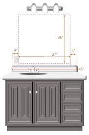 To finish off your vanity, don't forget to look into bathroom vanity lights and bathroom vanity mirrors. Measuring Frame Design