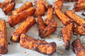 Frites Epicees De Patate Douce Au Four La Cuisine De Bernard Patate Douce Au Four Frite De Patate Douce Frite Patate Douce Four