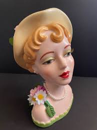 Heady Lady Limited Edition Colored Head Vase by Marie Osmond Collectibles